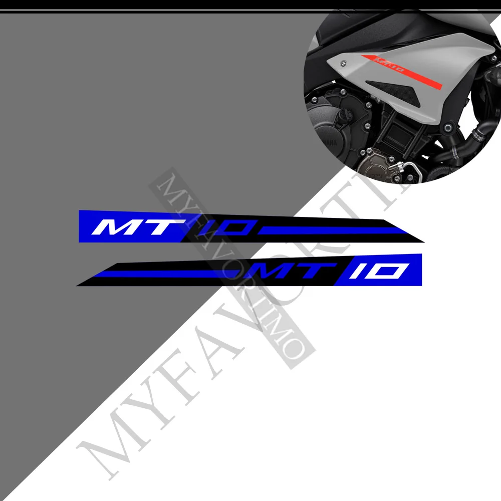 Motorcycle For Yamaha MT10 FZ MT - 10 2016-2021 Tank pad Side panel Fairing stickers windscreen windshield PVC Full decals kit view 5