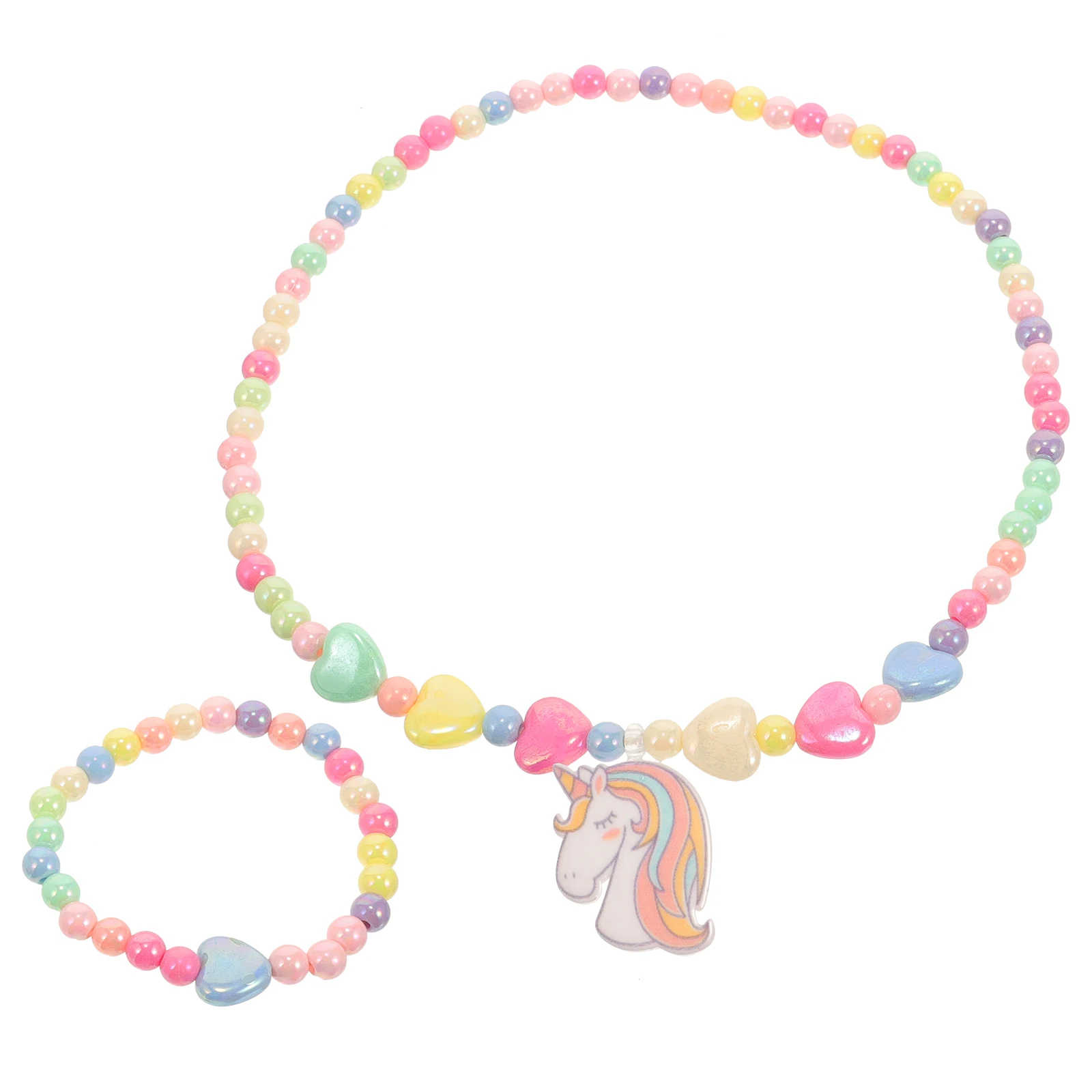 

's Jewelry Set Girl Accessories Bracelets for Girls Necklace Acrylic s