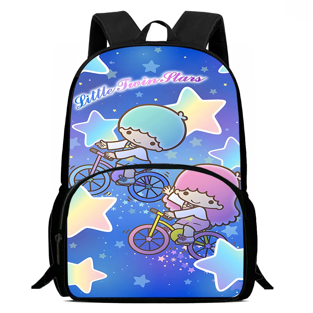 Little Twin Stars mochilas para niños y niñas, regalo de cumpleaños para estudiantes, bolsas escolares para niños, gran capacidad, Camping, mochila duradera