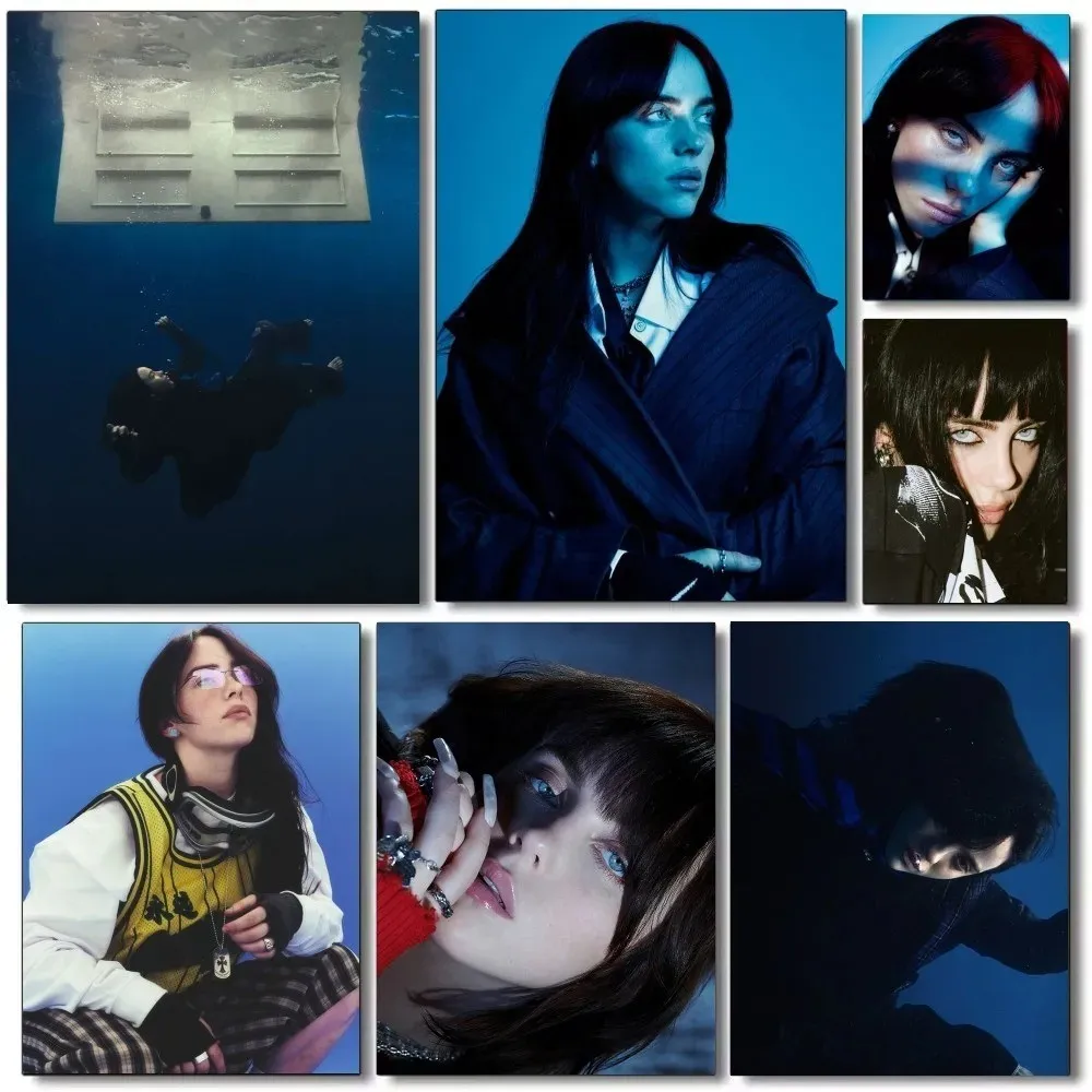 ملصق قماش بدون إطار بيلي إيليش جدار الفن ديكور المنزل الحديث اللوحة لغرفة المعيشة غرفة نوم طباعة غير مؤطرة مع C نابضة بالحياة