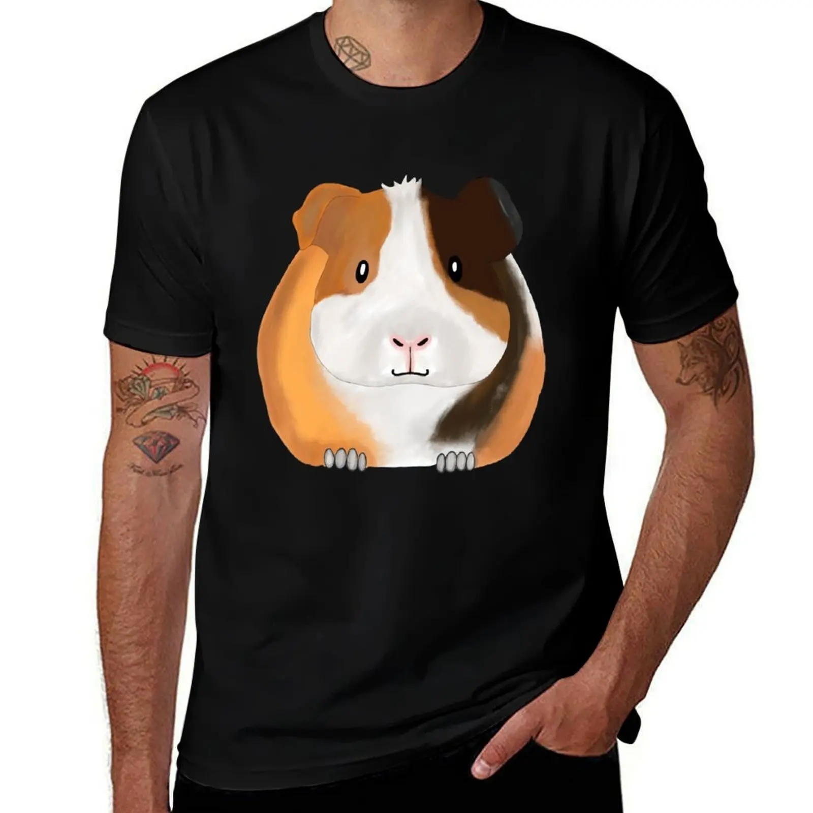 

Guinea pig love T-Shirt anime tshirt t shirt for man t shirt men 100% cotton luxury brand T-Shirt