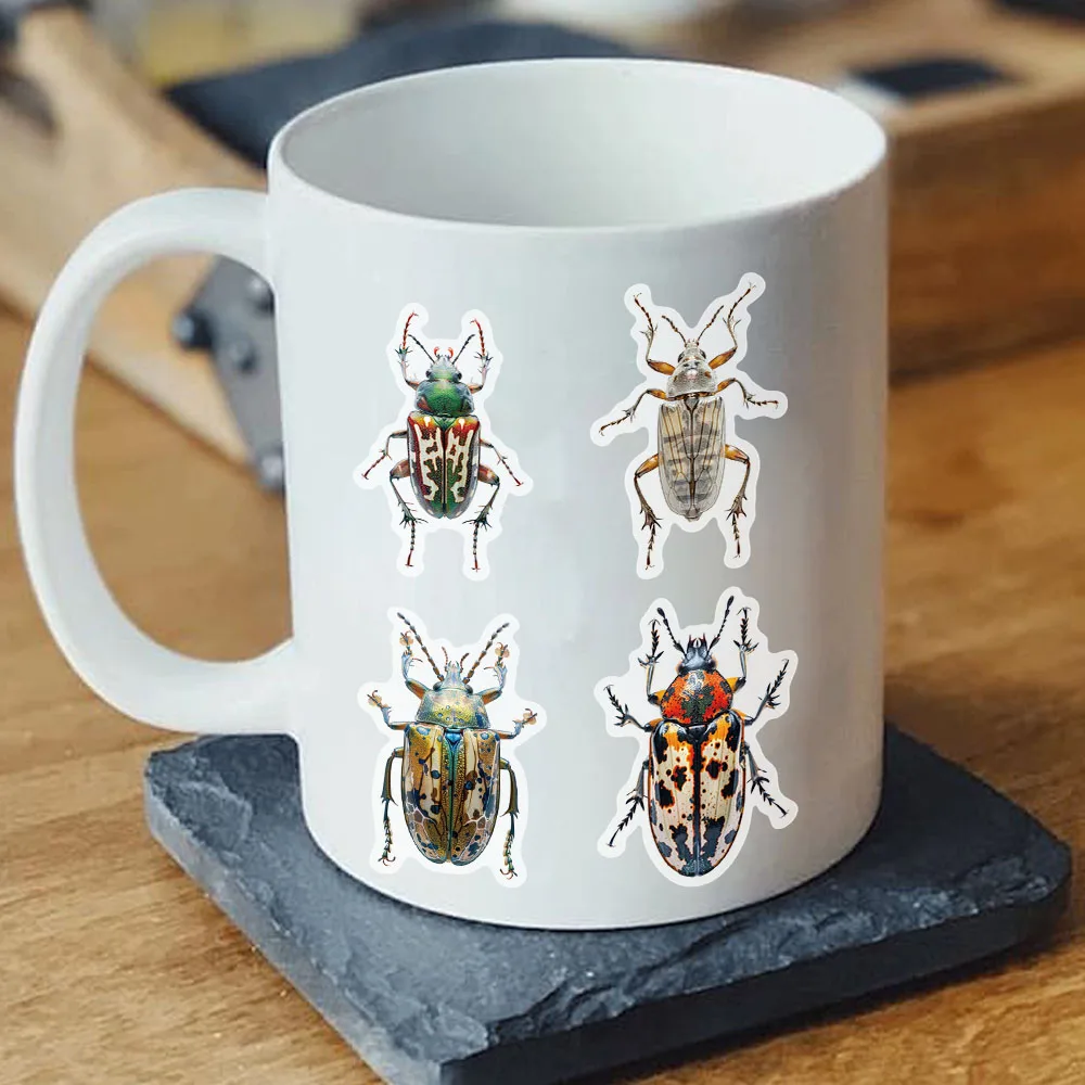 Наклейки в виде жука, 50 шт.