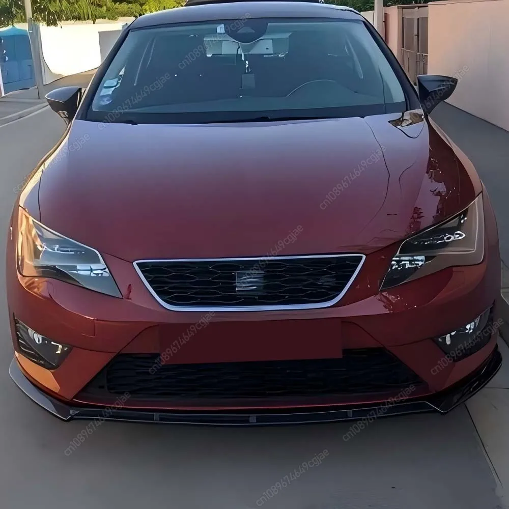 

Автомобильный передний бампер, спойлер для Seat Leon 3 MK3 5F TDI TSI ST SC 2012-2016, крышка диффузора, глянцевый черный, аксессуары на заказ, тюнинг
