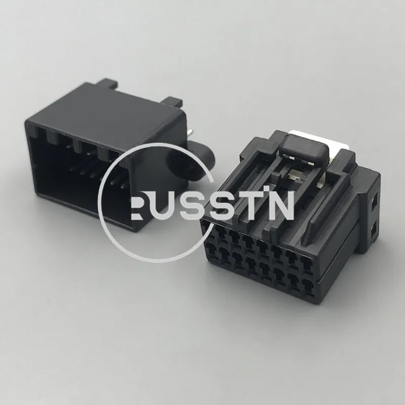 

1 комплект, 16-контактный автомобильный электрический разъем для печатной платы, разъем переменного тока в сборе, автомобильный жгут проводов для Honda 175966 -2