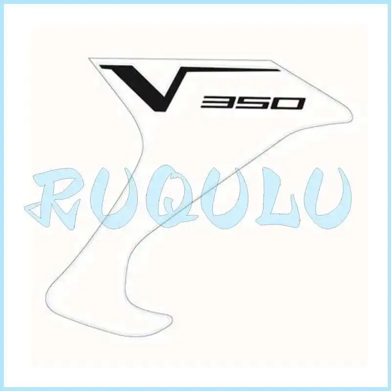 

Zt350-v1 Left / Right Side Cover Decal (black/v350/polymer/high Adhesive) 1210343-036000 / 1210343-037000 For Zontes