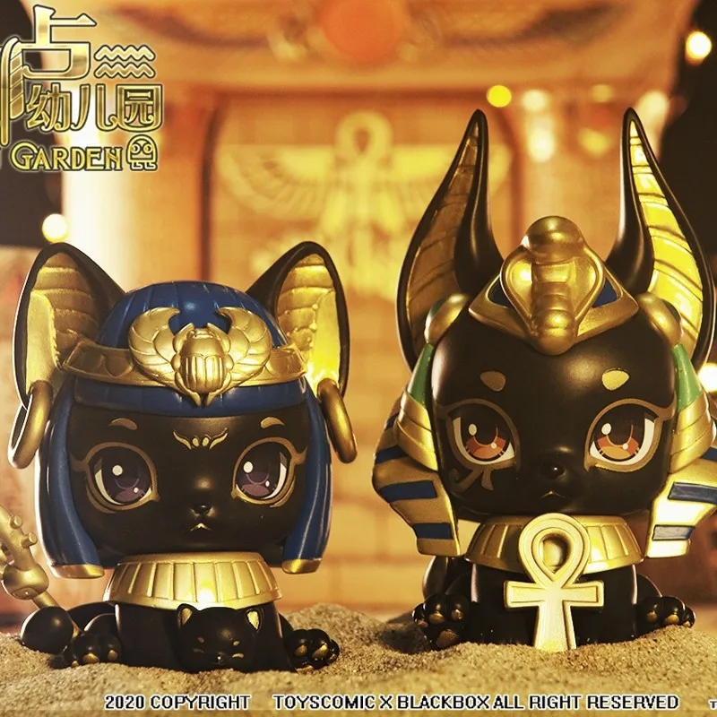 

Hot Aaru Garden Blind Box Kawaii Anime Mystery Box Figure Anubis Bastet Surprise Box Collection Model Doll Birthday Gifts Decor