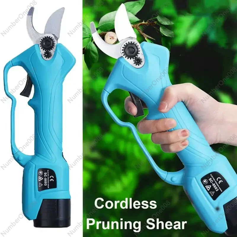 

Cordless Pruner Rechargeable Pruning Shear Efficient Electric Scissors Electric Tree Branches Battery Powered Garden Tools