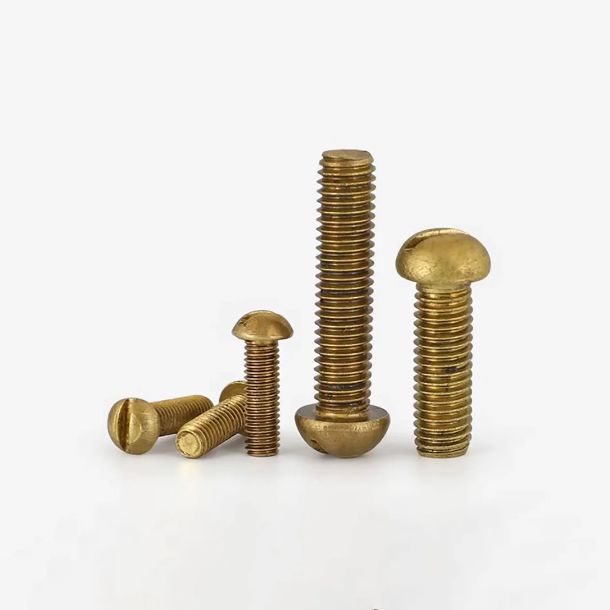 Brass Slotted Round Head Screw / Bolt M3M4M5M6M8