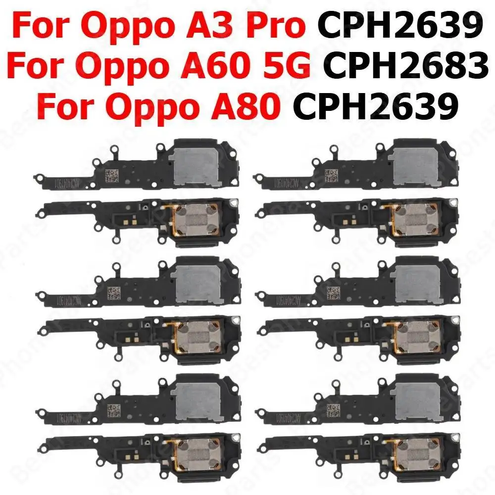 Bottom Loudspeaker For Oppo A60 5G CPH2683 A80 A3 Pro CPH2639 Loud Speaker Buzzer Ringer Sound Module Mobile Phone Spare Parts