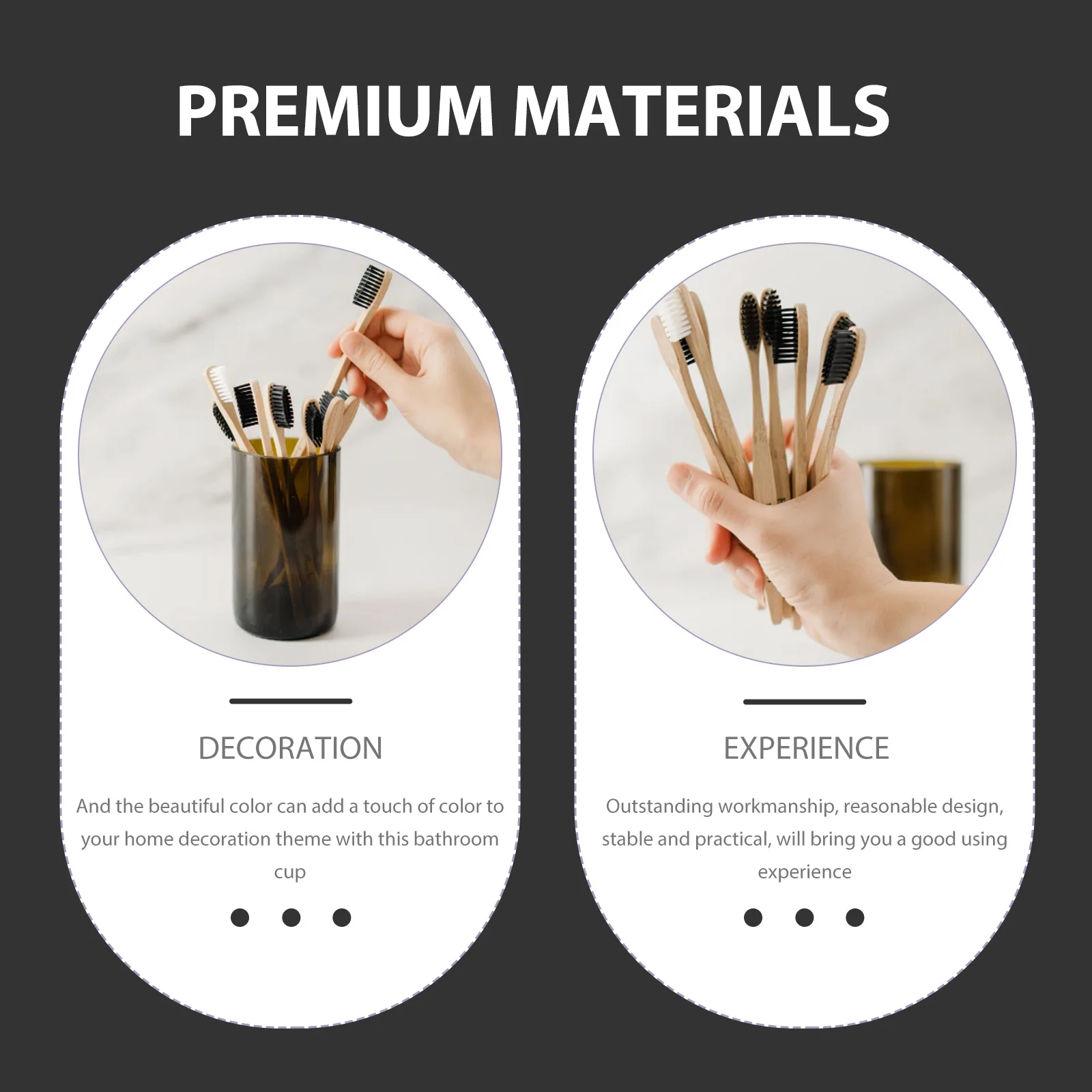 

1 Set Durable Pet Bathroom Large Capacity Mouthwash Cup Home Hotel Use Wear-Resistant Toothbrush Holder Plastic Tumbler Reusable