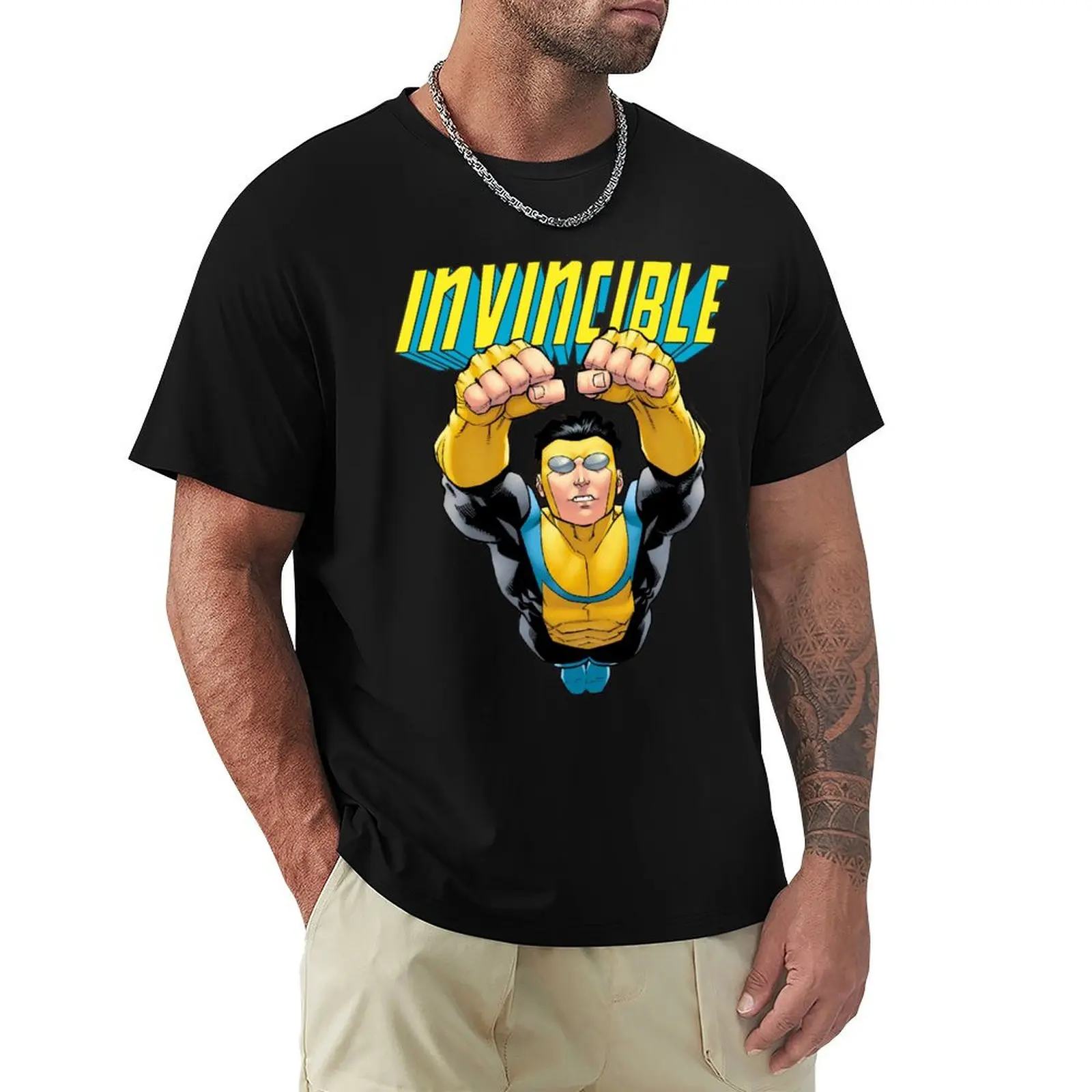 Invincible Mark Grayson T-Shirt Anti-Fade Casual Tee Shirt