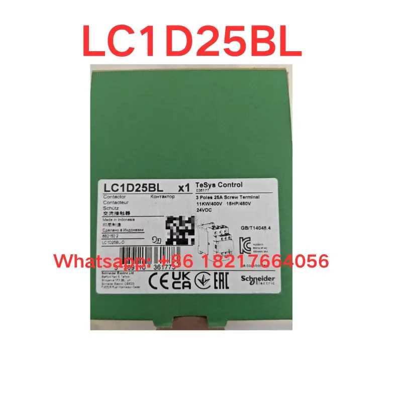 

New LC1D25BL DC contactor fast shipping