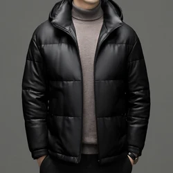 2022 Men's 90% White Duck Down coat fashion warm Sheepskin fabric Winter Down Jackets men Winter Coat Men hooded thicken Jacket