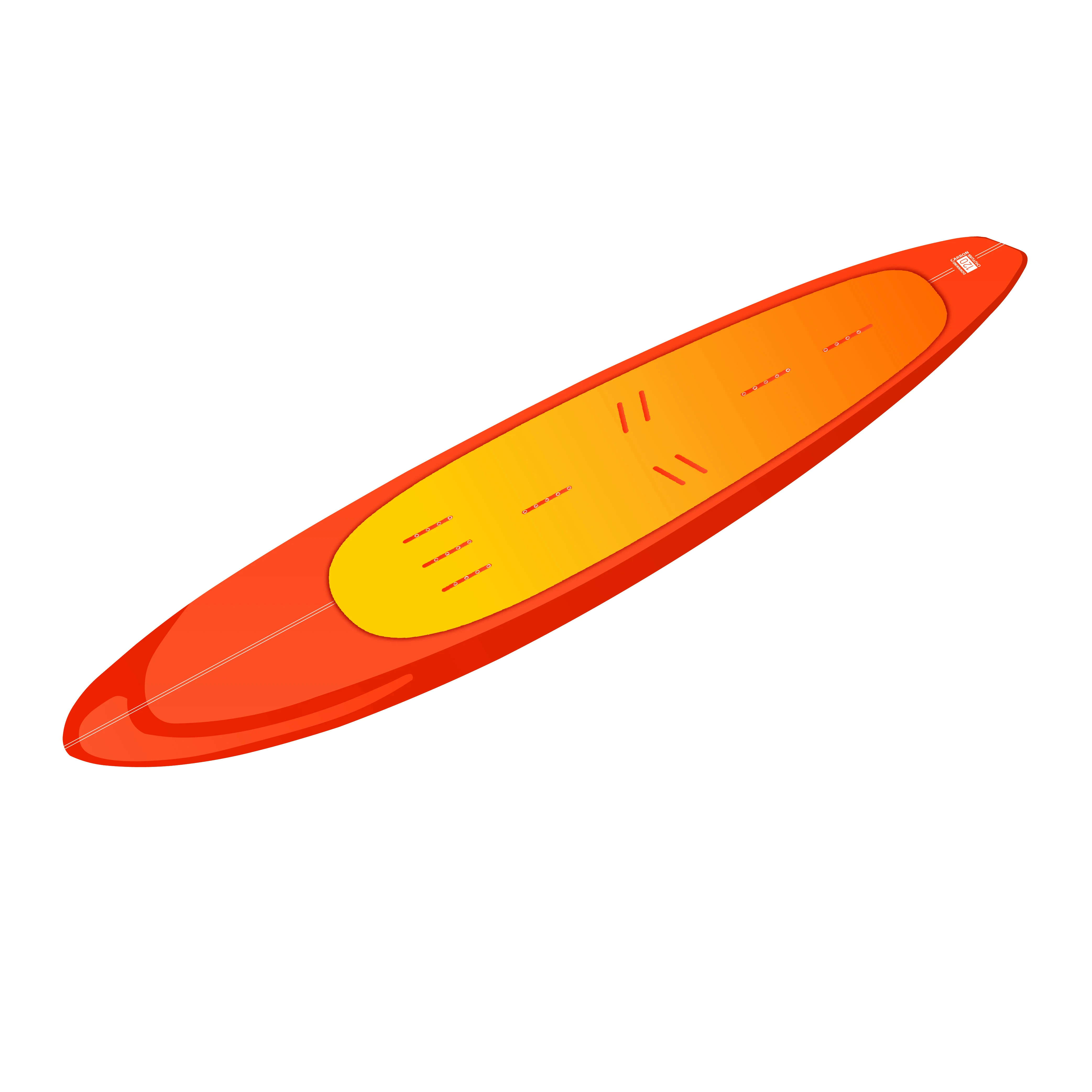 High-Performance Carbon Patch Surfboards PVC Epoxy Fiberglass EPS Fins Unisex Fullest Water Sports