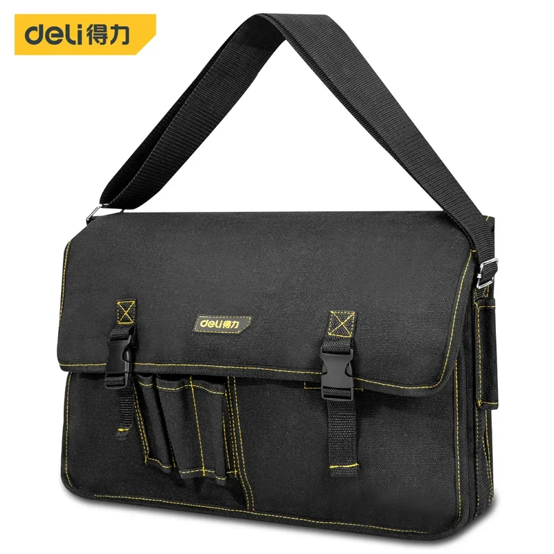 Deli Multifunction Tool Belt Screwdriver Utility Kit Holder Tools Bag Pocket Pouch Bag Electrician Portable Waist Pocket Handbag