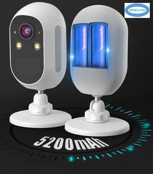 Wireless Home Surveillance Camera with Battery Powered and Low Power Consumption