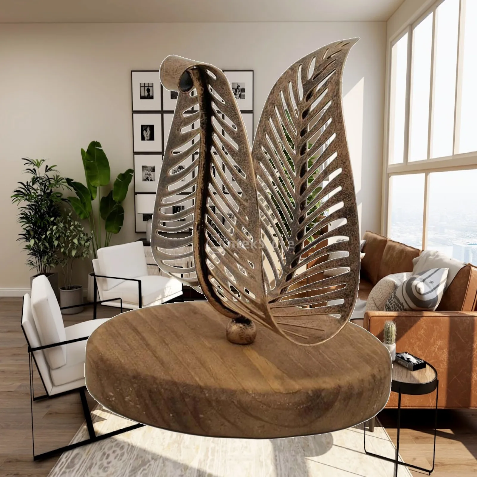 Metal Napkin Holder Vintage Leaf Tissue Holder Napkin Dispenser Gold Napkins Paper Towel Holder for Desktop Hotel Decoration
