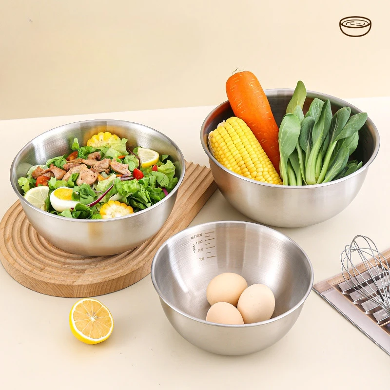3-Piece Stainless Steel Mixing Bowls 6