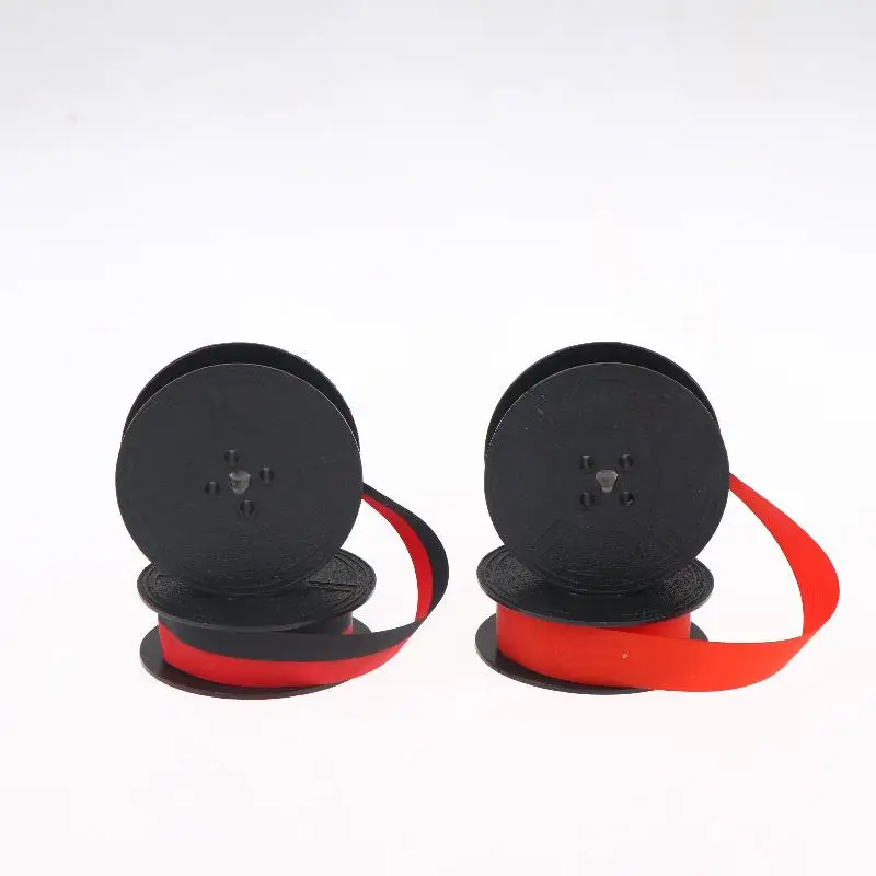 1Set Typewriter Ink Ribbon Portable Typewriter Ribbons Nylon Calculator Ribbon Replacement Typewriter Accessories Black