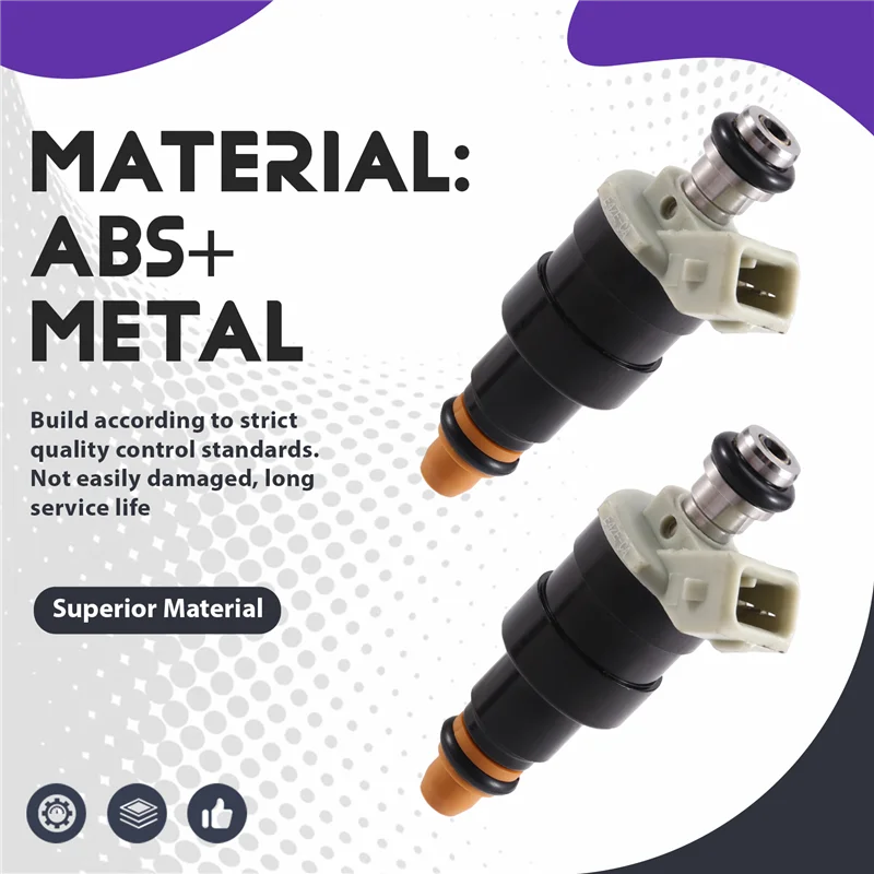 Zestaw 4 dysz wtryskiwaczy paliwa 0280150403, kompatybilny z Ford Mercury Lincoln 5.0L V8 80-85