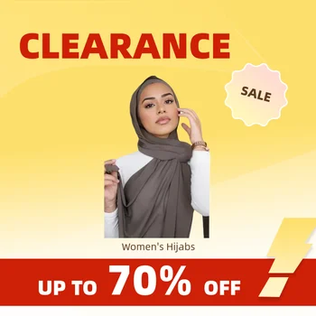 Clearance_Classic fille musulmane en mousseline de soie Hija...