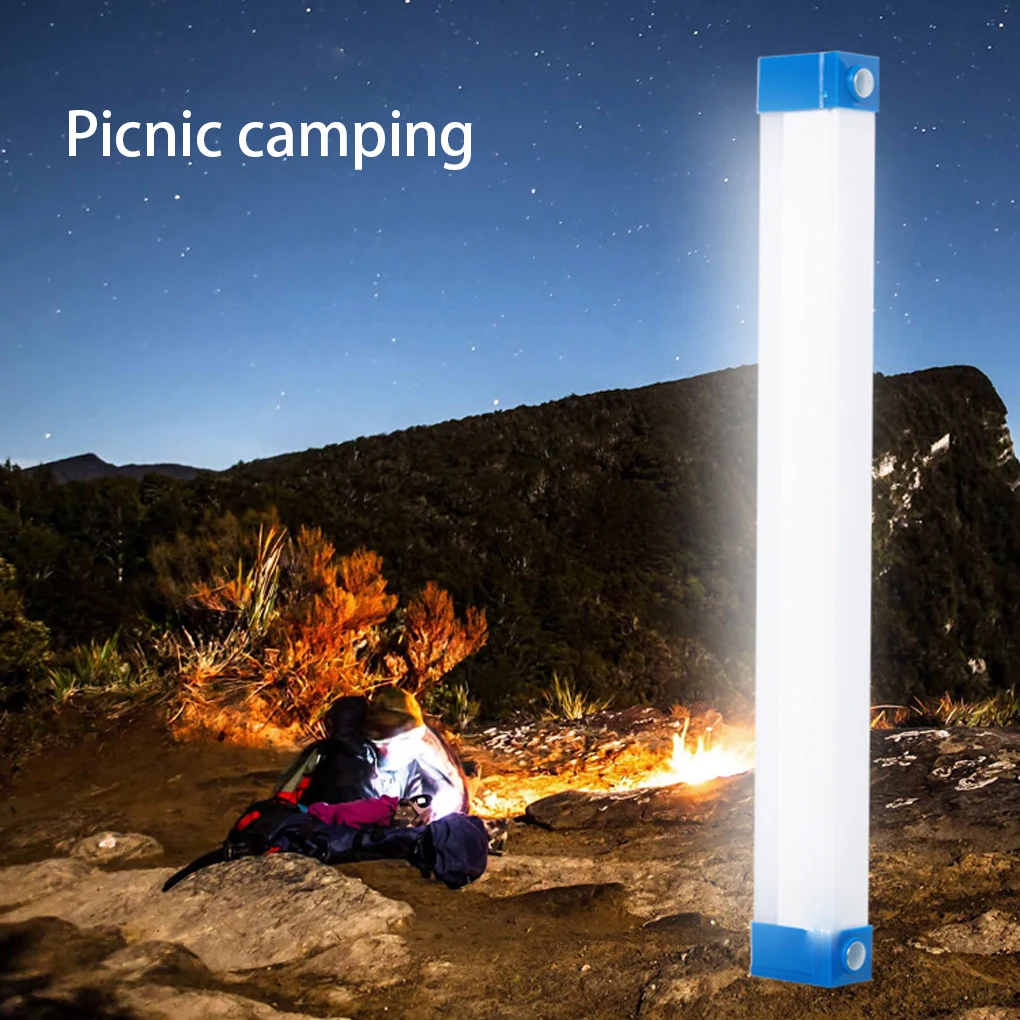 Emergency Light Plastic Tube USB Outdoor Light Lantern Kitchen Wardrobe