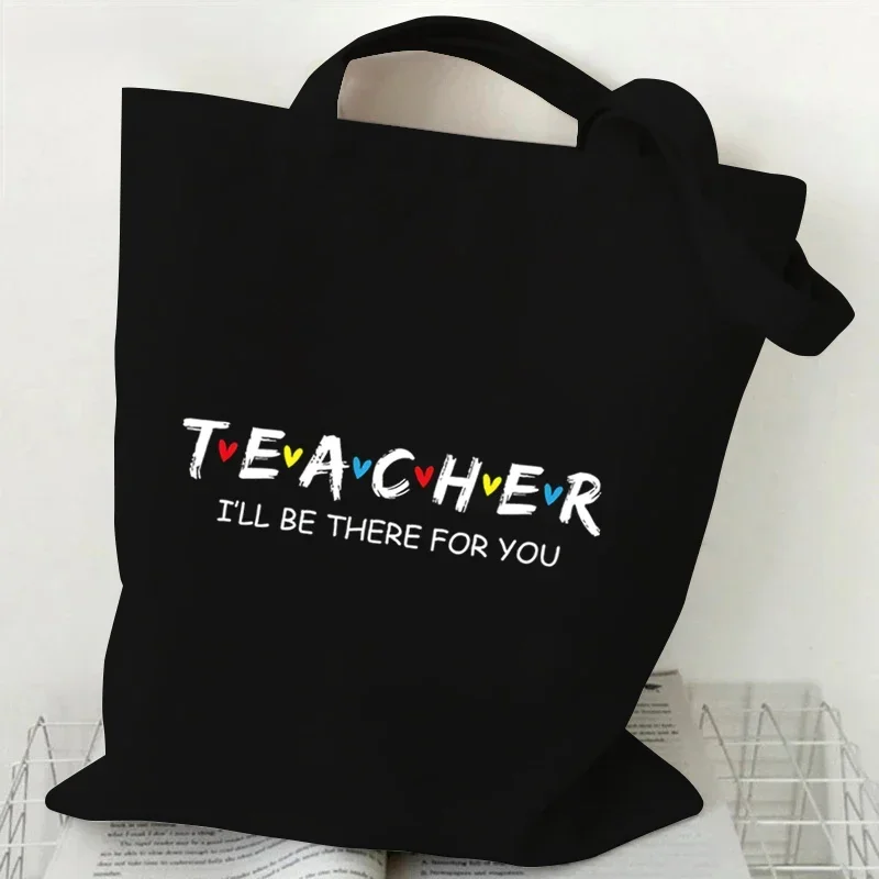 Inspired Canvas Tote Bag Collection Humorous Quote Classic Pattern Handbag for TV Fans Daily Use Shopping Bags