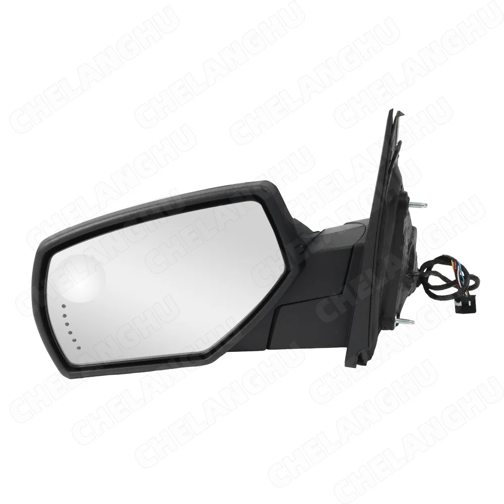 10Pin Side Mirror Assembly For Chevrolet Silverado 2014 2015 2016 2017 2018 Car-Styling Door Wing Side Rear Mirror Puddle Iight