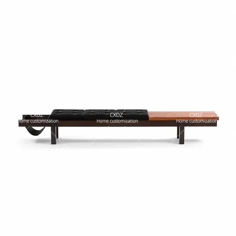 Q8 Italian Minimalist Solid Wood Sofa Stool Creative Entryway Shoe Changing Bench Bedroom Bedside Seat Living Room Storage Long