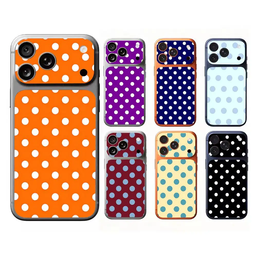 

Minimalist Colorful Polka Dots Back Protective Decal Skin Wrap Sticker For IPhone 17 Pro 17 Pro Max