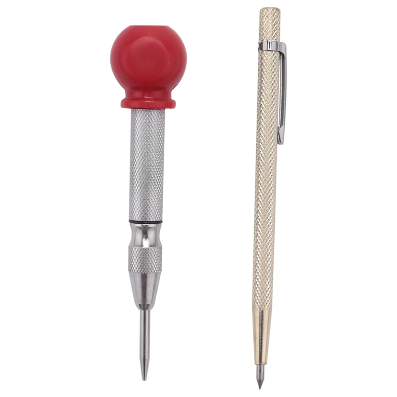 Solid Carpenter Marker Bleistift Set nachfüllbarer Holz bearbeitungs stift für Deep Hole Holz Glas fliesen Stein Markierung werkzeug