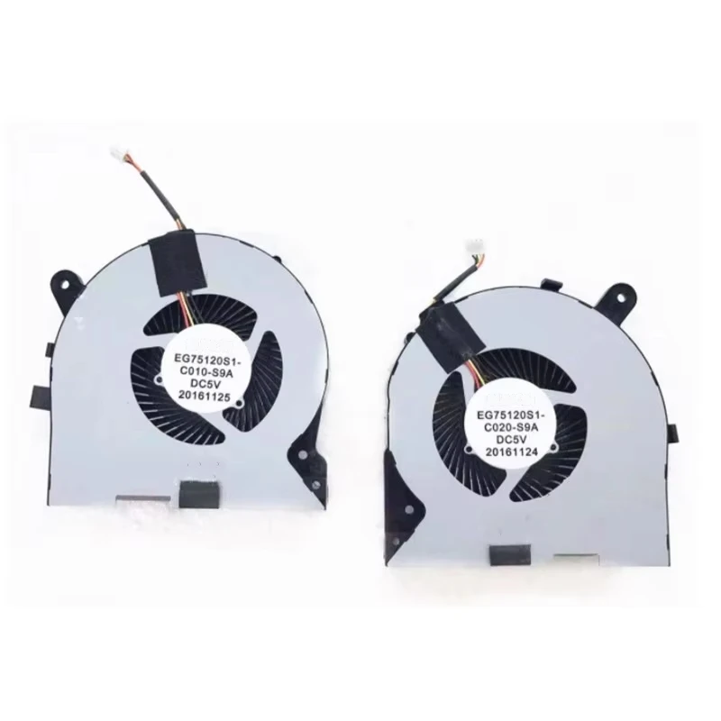 New For Lenovo Legion Y720 Y720-15IKB Type 80VR Series Laptop CPU & GPU A Pair Fan EG75120S1-C010-S9A EG75120S1-C020-S9A