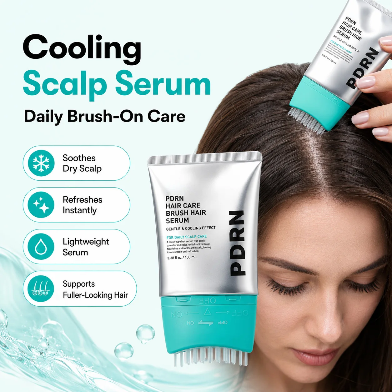 Comb Liquid Guiding Scalp Essence PDRN Soothing Strong Hair Root Hair Care and Hair Nourishing Essence Fast-Absorbing Scalp Nour