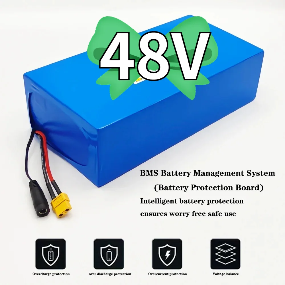 

13s6p lithium battery pack Brand new 48V 24Ah 48v 24000mAh 2000W for Citycoco electric scooter battery built in BMS