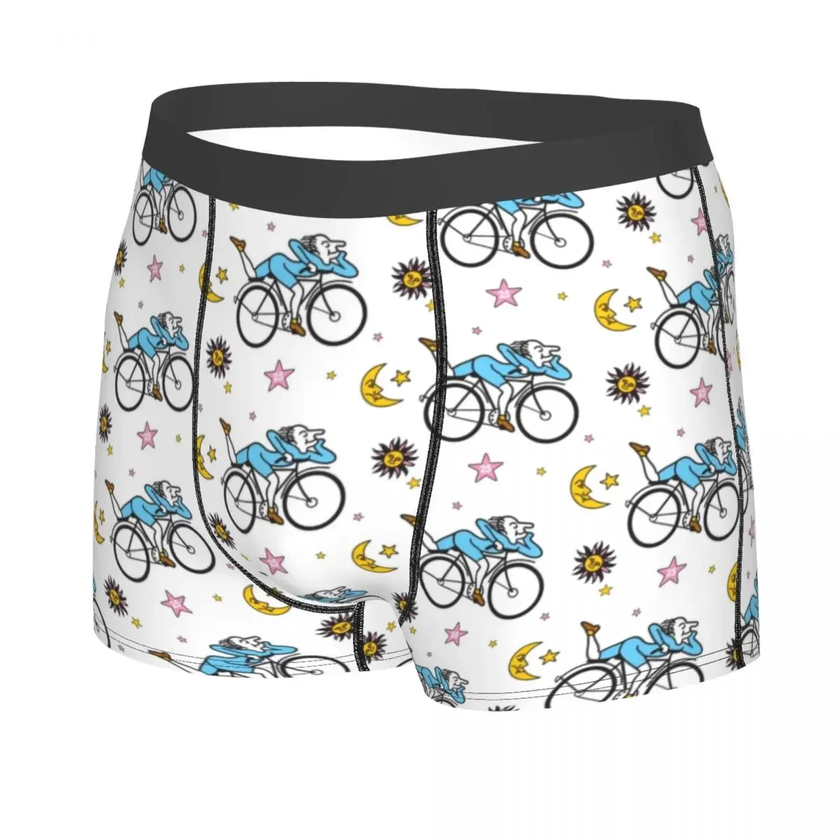 Albert Hofmann Bicycle Day LSD 1943 Pattern Underwear Male Sexy Printed Boxer Briefs Shorts Panties Breathbale Underpants