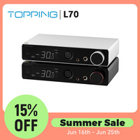 TOPPING L70 Full Balanced NFCA Headphone Amplifier 4Pin XLR/4.4 Balanced/6.35mm SE Output Amp with Remote Control