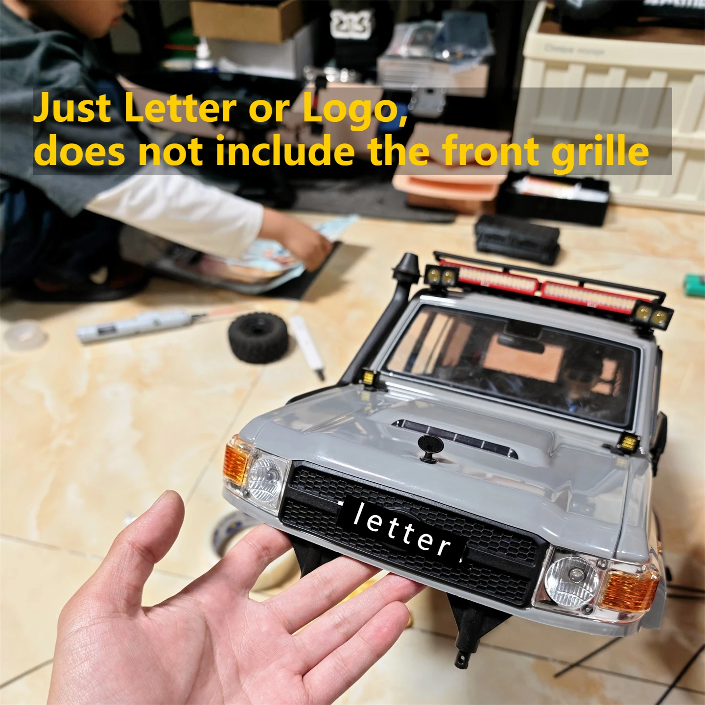 1/10 RC Scale Rock Crawler DIY Custom Styling Front Grille For RGT LC76 LC79 Simulated Exterior Hobby Upgrade Accessories