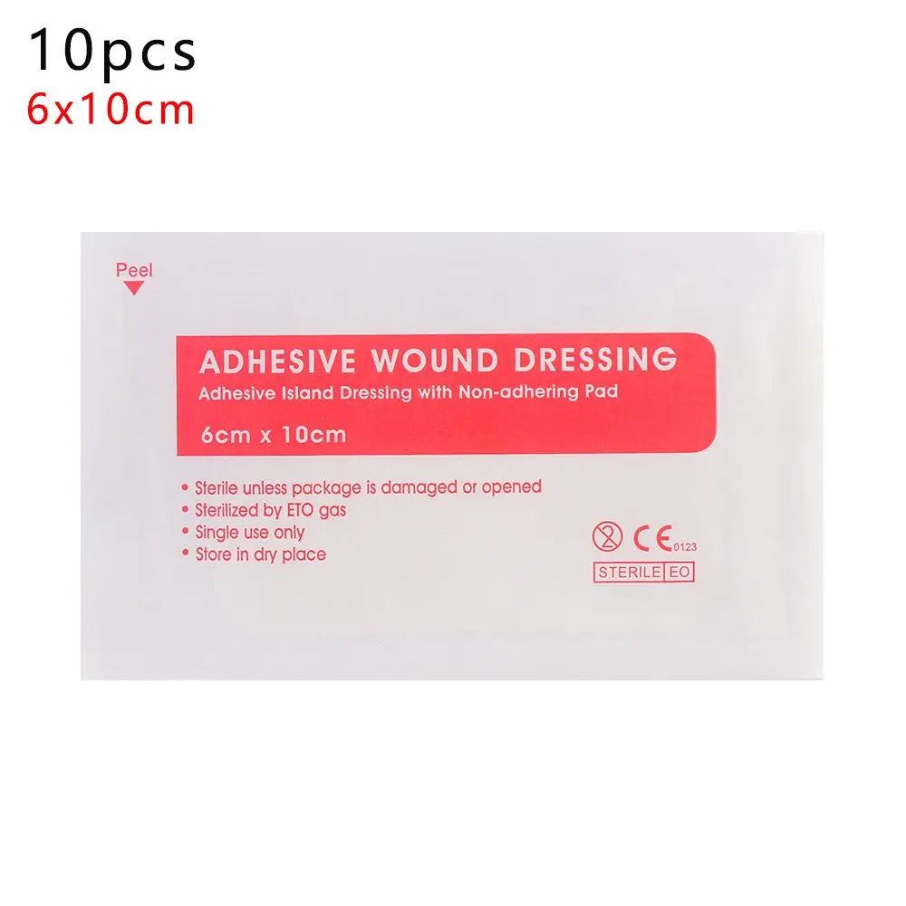 

6x7cm/6x10cm Waterproof Material Aid Bandage Wound Dressing Band Sticker Bands Breathable Bandage-Aids Adhesive Plaster
