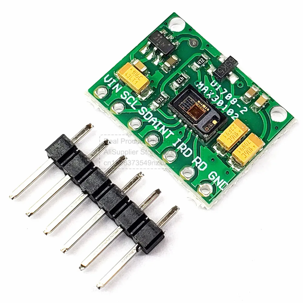 MAX30102 Датчик сердечного ритма кислорода в крови Импульсный датчик концентрации кислорода в форме сердца для Arduino Замена MAX30100