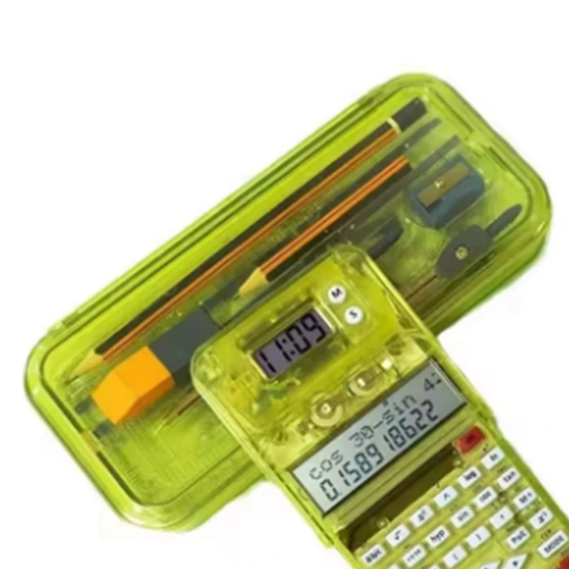 B49B-Funzioni Calcolatrice scientifica di ingegneria Display a 2 linee con bussole goniometro Calcolatrice multifunzione