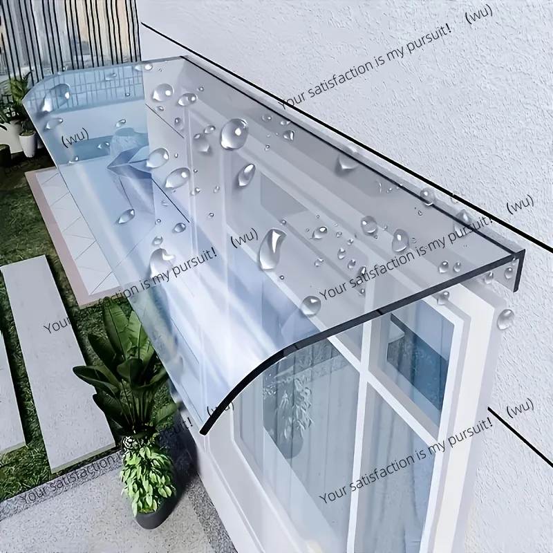 Plastic awnings and door canopies, home decoration items, for gardens, courtyards and outdoor use rain cover