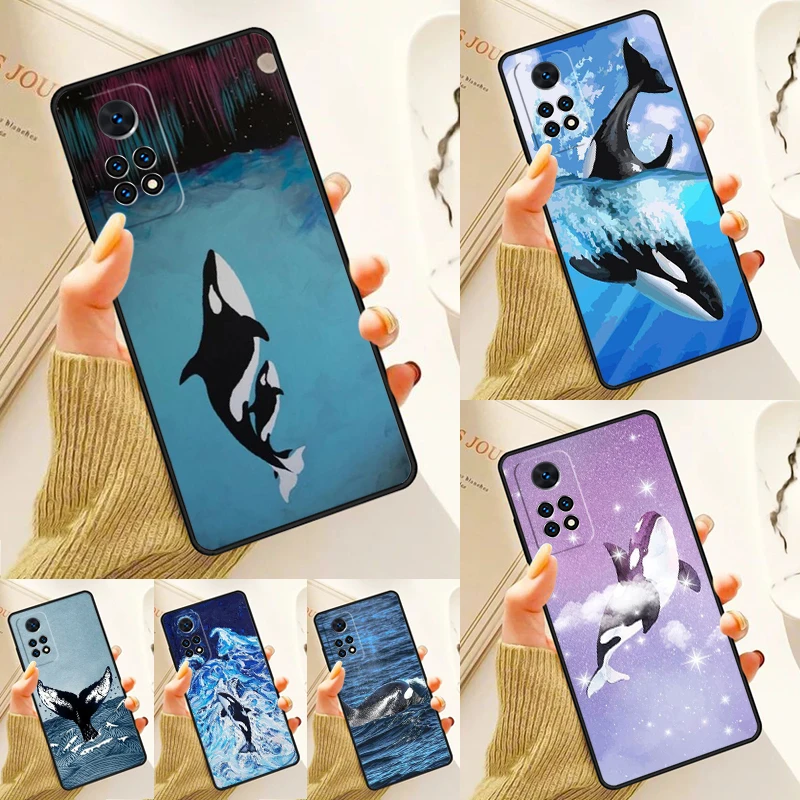 Custodia Infinity - Orca per Samsung Galaxy S24 Plus S23 S20 S21FE Lite S22 Ultra Note 20 S8 S9 S10 telefono Coque