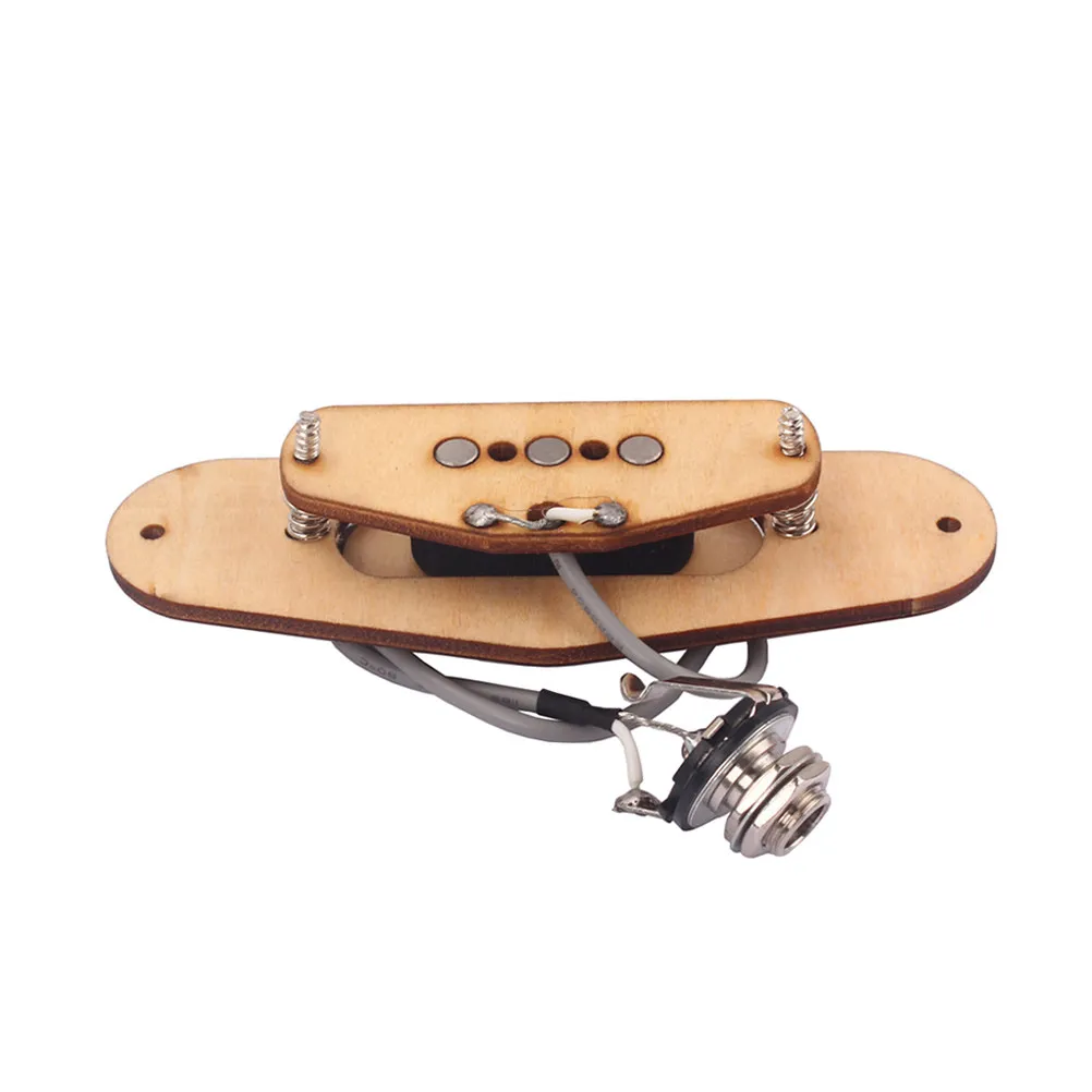 3-String Maple Wood 3-Pole Humbucker Pickups Cigar Box Guitar Guitar Parts Bass Pickups Professional Guitarists