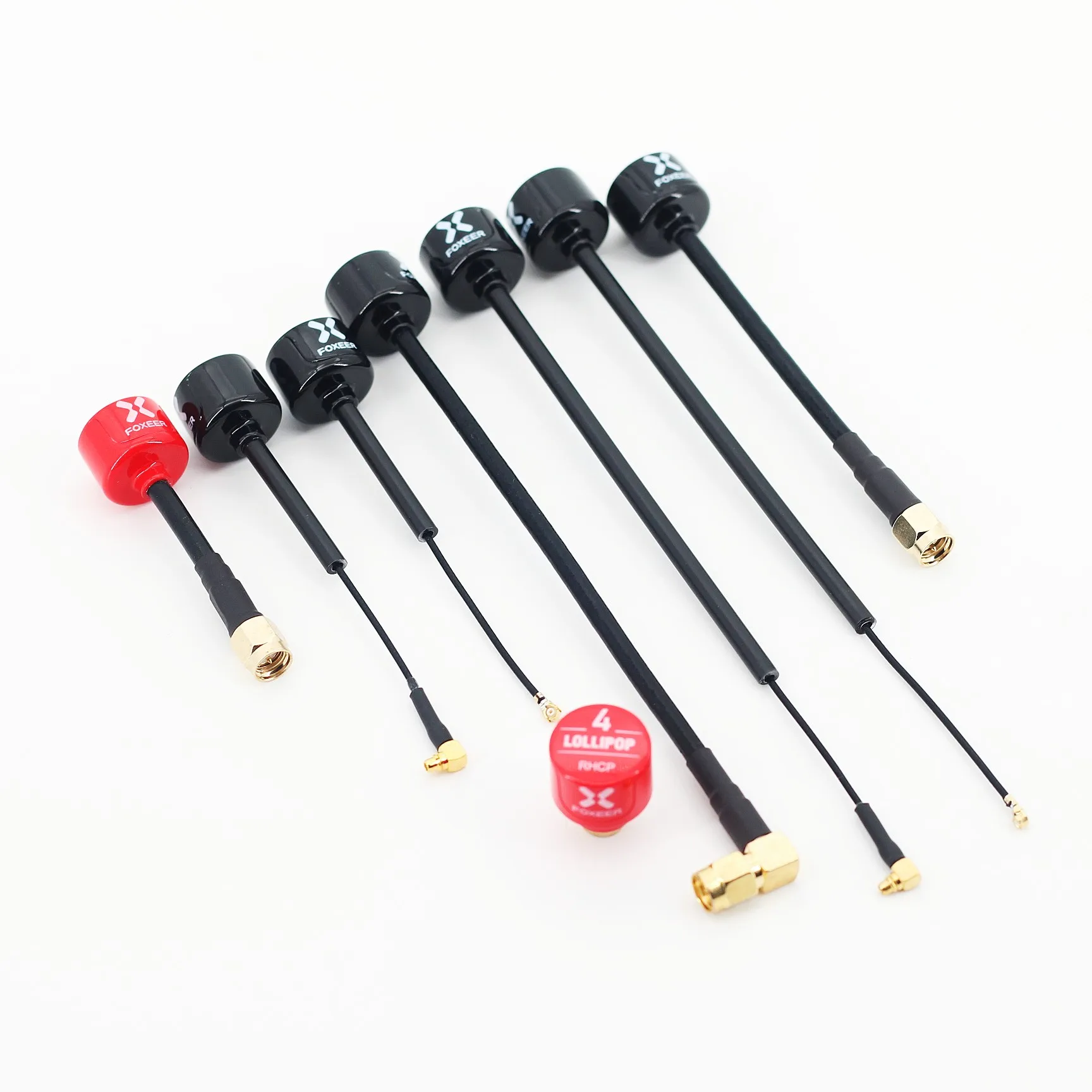 1/2PCS Foxeer Lollipop 4/ V4 Antenna 5.8G 2.6Dbi Stubby RHCP/LHCP SMA /RPSMA /UFL/ Straight/Angle MMCX For FPV RC Racing Drone