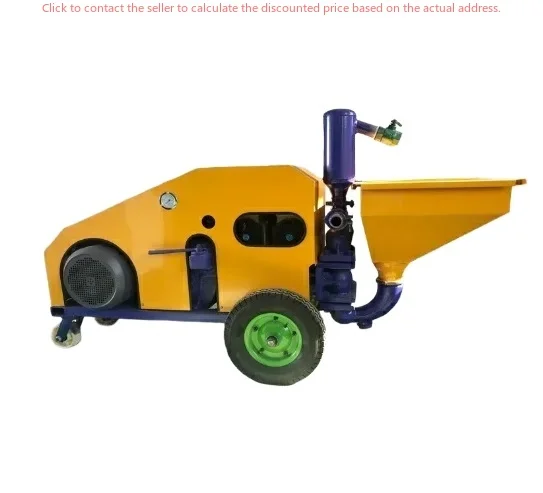 Electric Plastering Spraying Machine For Building Materials Cement Export Putty Mortar With Reliable Engine Core Components