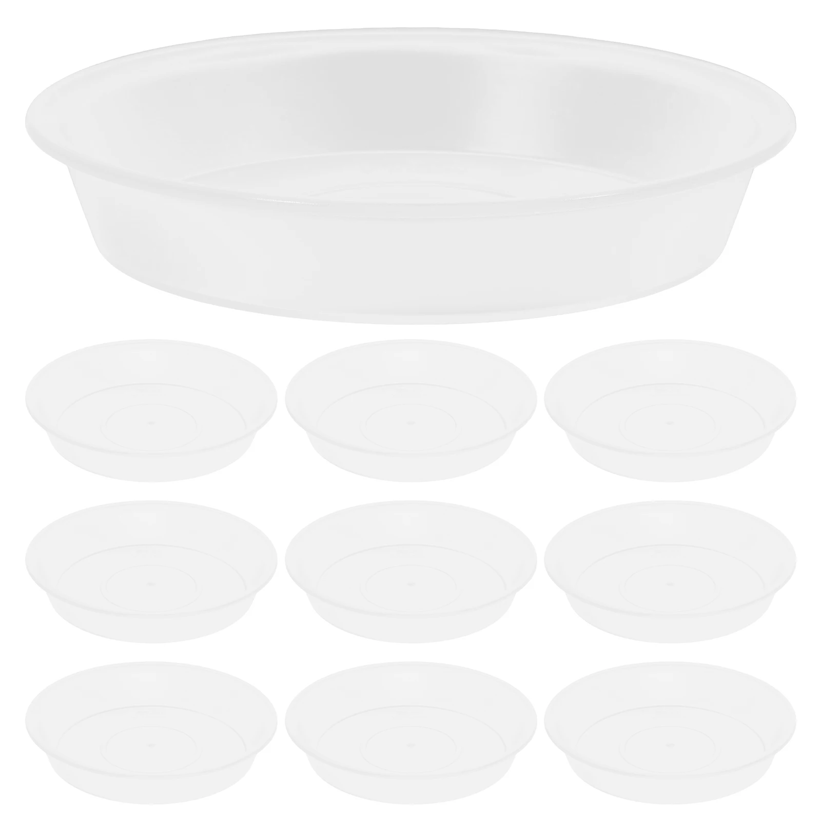 

Draining Flower Pot Tray Water Plants Drip Pans for Thicken Transparent Pp Trays