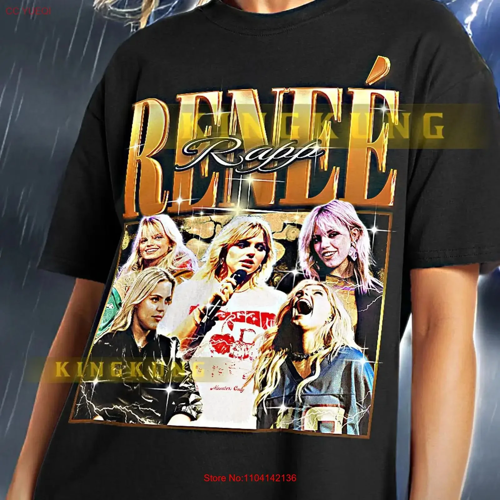 Renee Rapp T Shirt Bootleg Vintage Retro 90s Regina George Leighton Murray Saf vintage Washed Stretched Top For Everyday Wear
