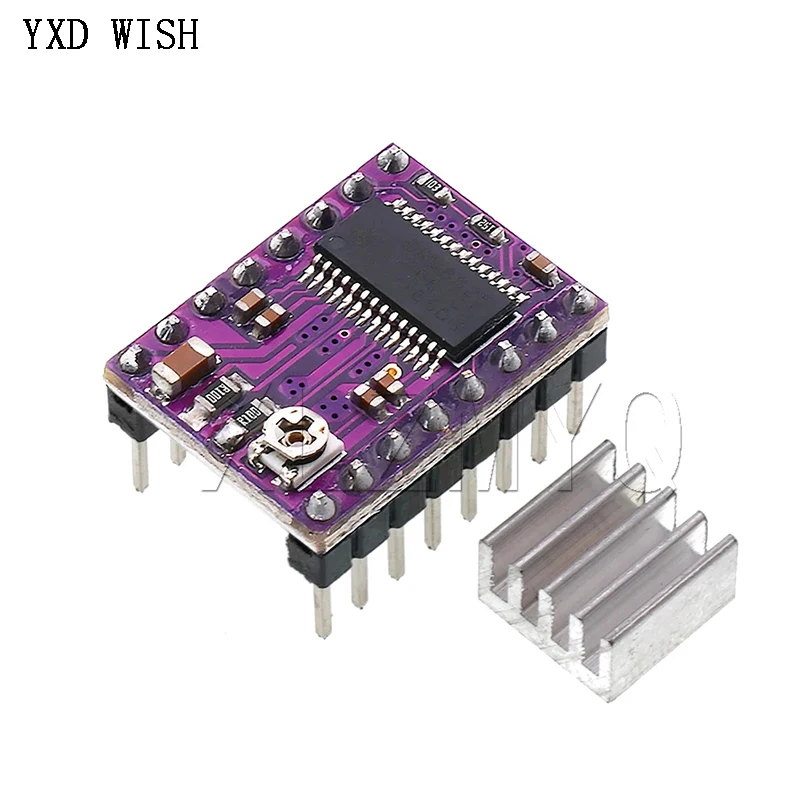 5pcs DRV8825 Stepper Motor Driver Board With Heat Sink Reprap 4 PCB Board Replace A4988 Motor Driver Board For 3D Printer Parts