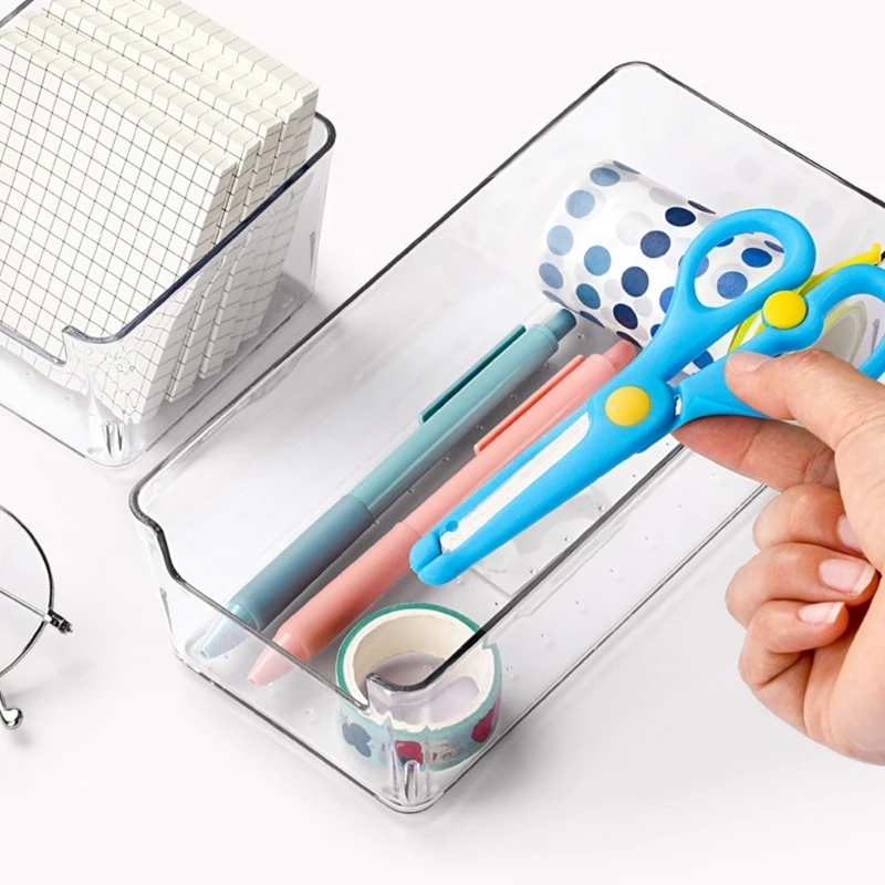 Porta carte di credito espositore per biglietti da visita in acrilico trasparente scatola per biglietti da visita autoportante