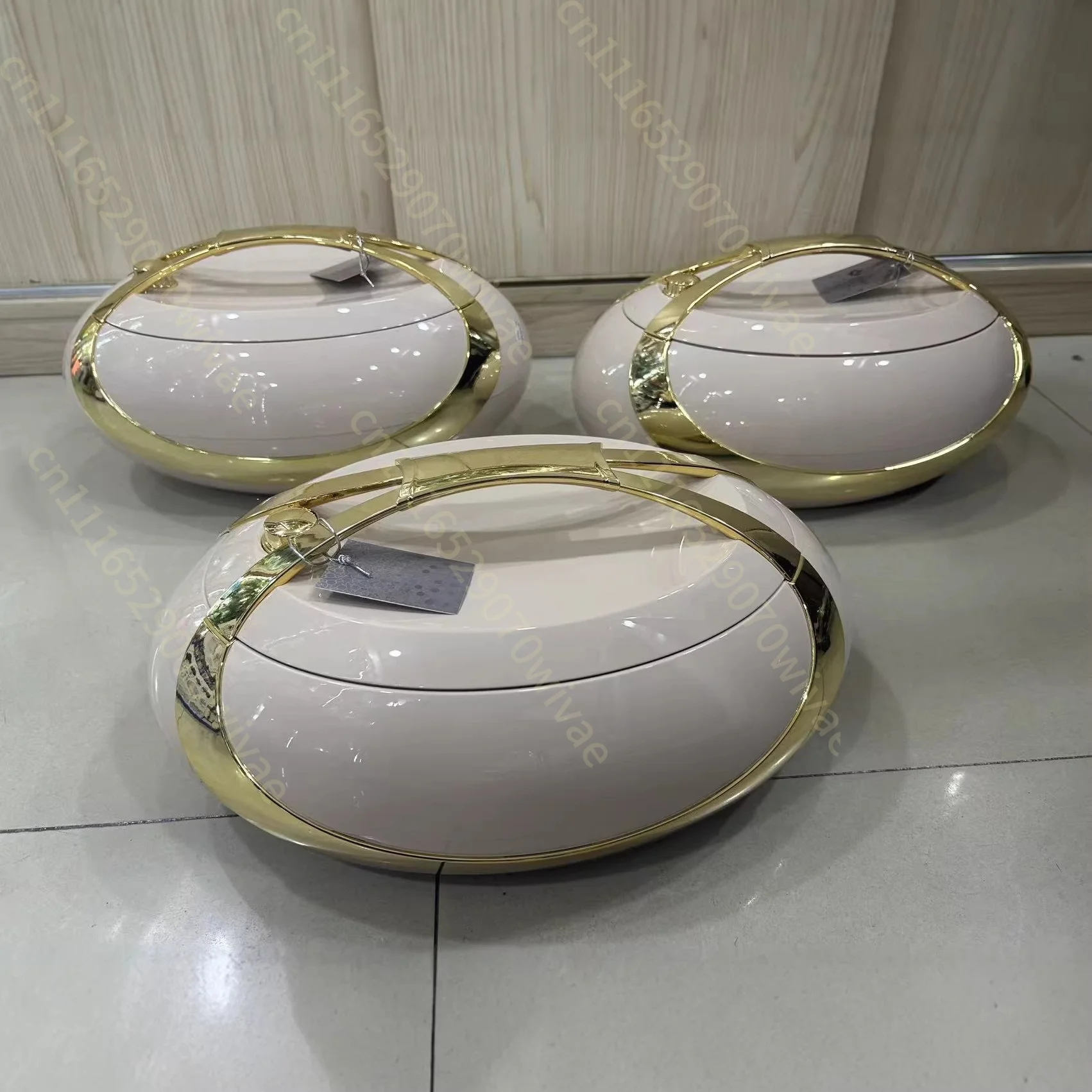 White & Gold Insulated Food Warmer Set